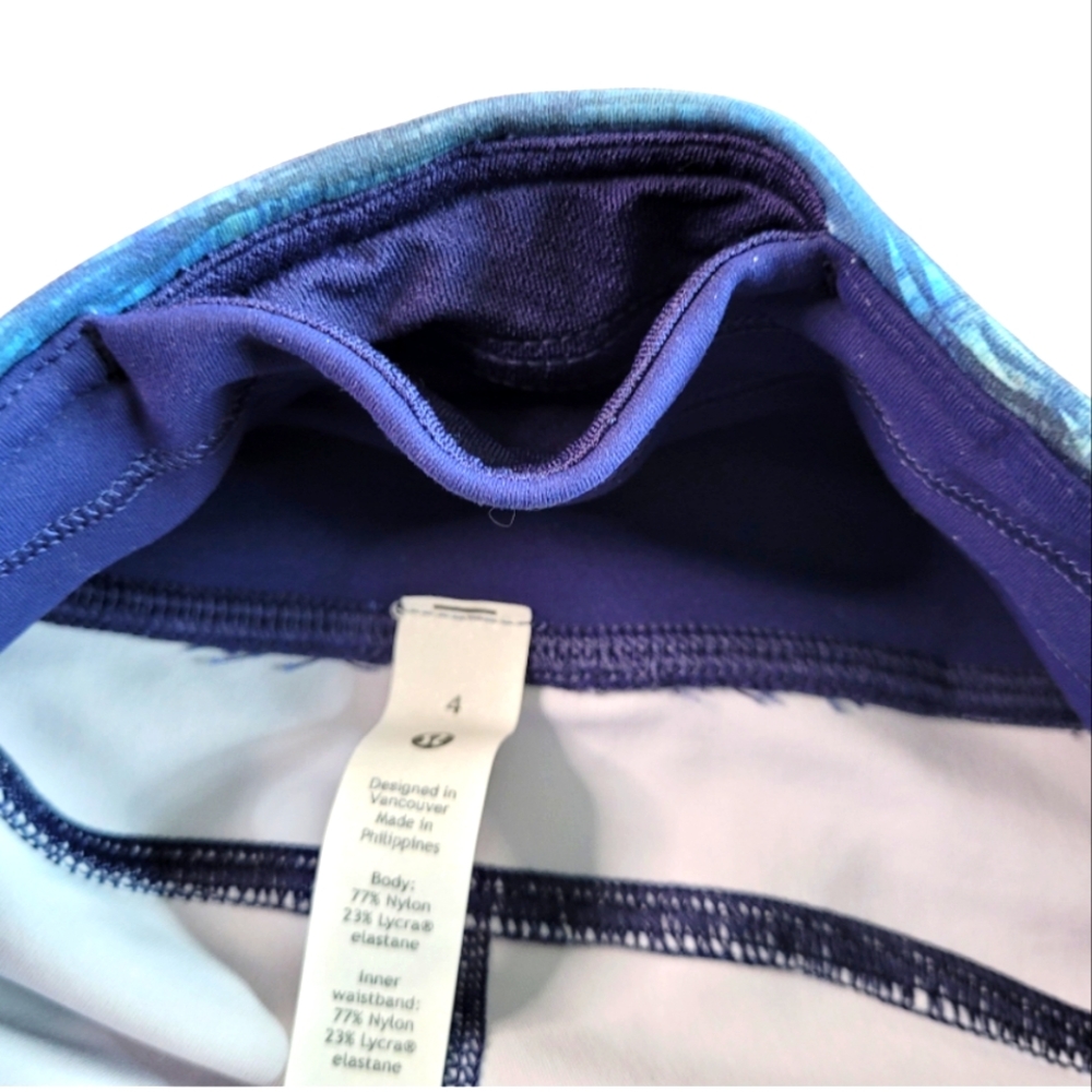 Lululemon Invigorate High RiseTight 25" Leggings Shapeshifter Flux Blue Multi 4 - Picture 12 of 16